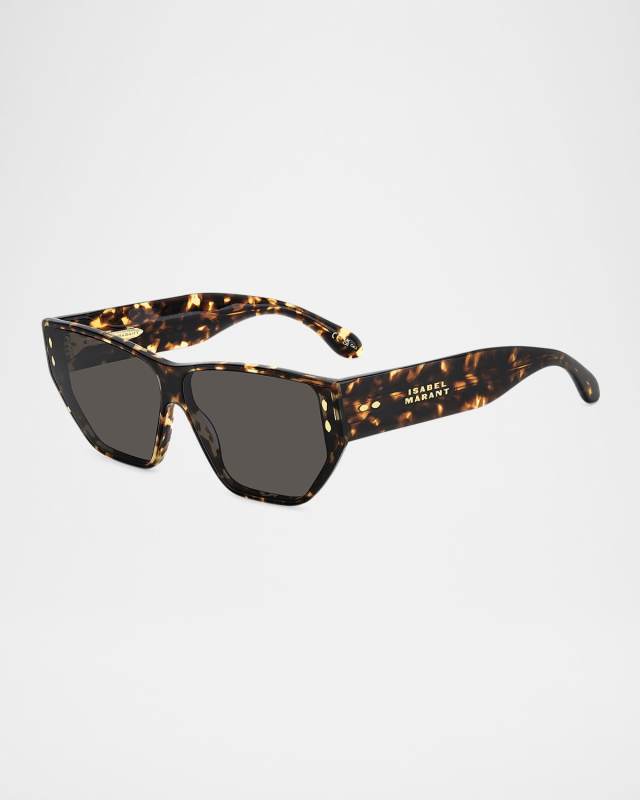 Rectangle Acetate Sunglasses